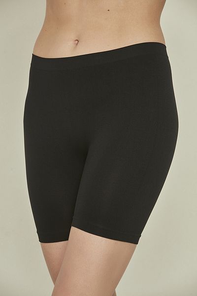 C&City C13003 Damen-Boxershorts mit langem Bein, Schwarz