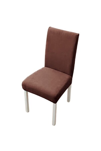 OEM Set 4 huse pentru scaune, Uni, Poliester cu Elastan, Maro