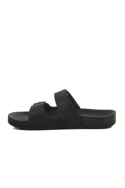 AYAKMOD Black Double Banded Women's Slippers 43.001 Z