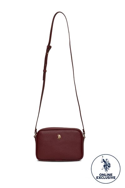 U.S. Polo Assn. Geantă de damă roșie Claret Us3246 Exclusiv online