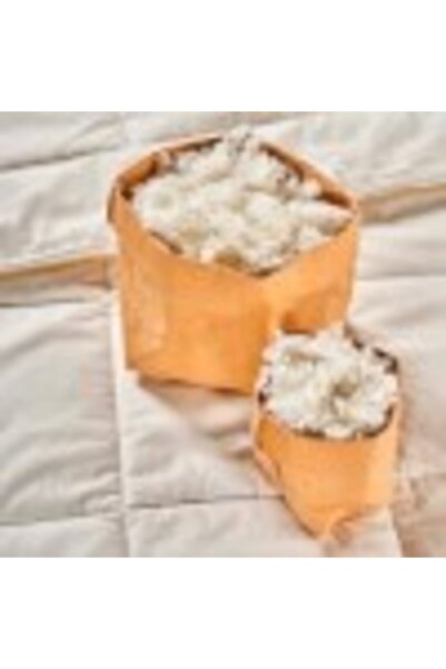 Taç Luxury winter wool duvet with cotton face, double bed, Ecru