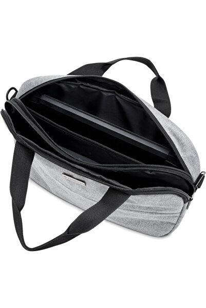 zagatto Geantă laptop Zagatto® 15.6", gri, impermeabilă, curea troler, 2 compartimente, ZG871