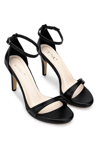 Tamer Tanca Women's Vegan Black Heeled Shoes
