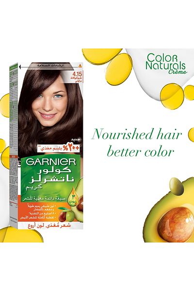 Garnier Color Naturals Creme Nourishing 4.15 Brownie Chocolate