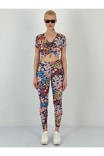 So Sweet Women's Blouse Leggings Red Set