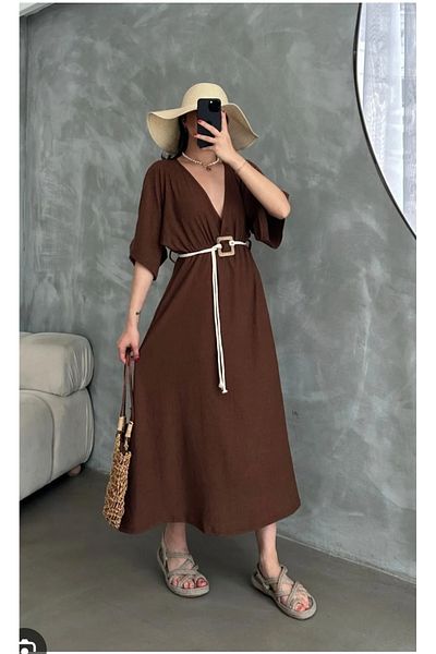 Cisa Design Елегантна рокля с колан