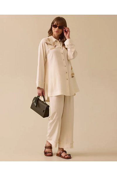 SCL Embroidered Tassel Detailed Tunic Scl