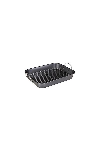 Secret de Gourmet Tavă de cuptor SG cu grătar, oțel carbon, 39 x 29 x 5,5 cm