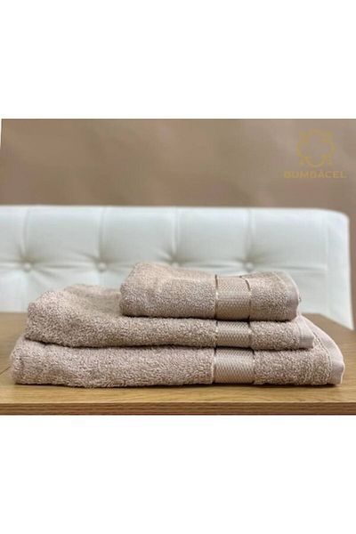 Bumbăcel Rainbow Towel 70x140 cm, 1 towel, Cappuccino