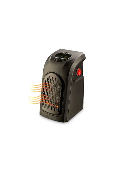 MNMYSTYLE Ventilator de încălzire 400 W, programabil 12 ore, afișaj LED, negru