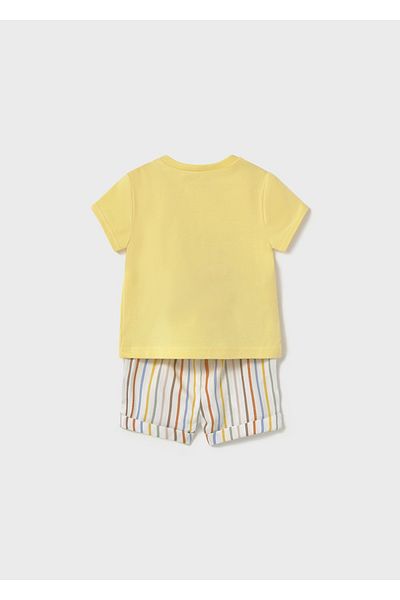 MAYORAL Baby Boy T-Shirt Shorts Set Yellow 1202