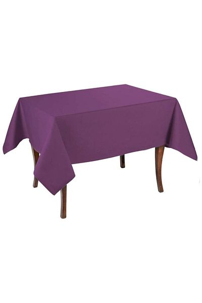 Kotonia Home fata de masa - 150x240 cm, Damask Satin DeLux, 100% bumbac, violet