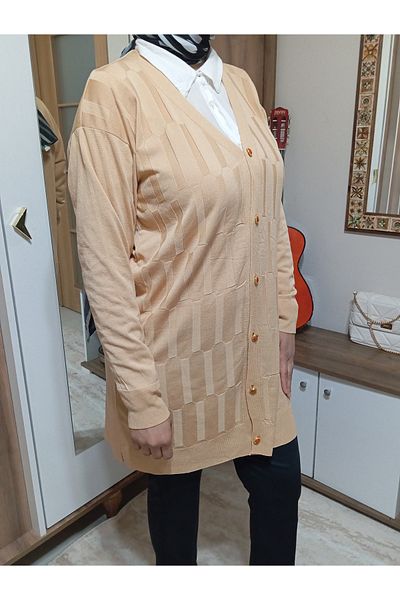 ASEZ BUTİK Thin Hijab Knitwear Jacket Vest
