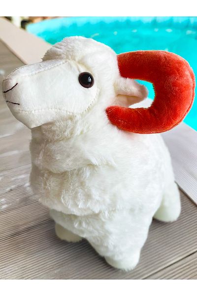 PoppyPlays Goat Plush Toy - L Seat Decoration Pillow