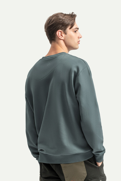 KAFT Unisex Basic Regular Sweatshirt - Ruga - Storm