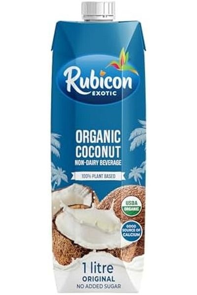 Rubicon Organic Coconut Non-Dairy Milk Beverage | 1L Tetra Pack | 100% Plant Based | Good Source of