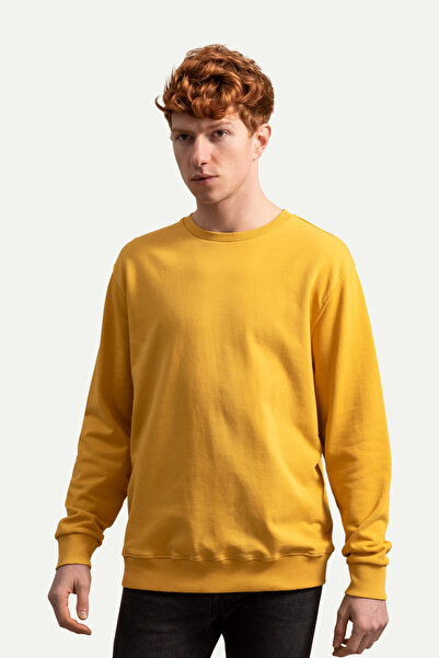 KAFT Unisex Basic Regular Sweatshirt - Ruga - Sulphur