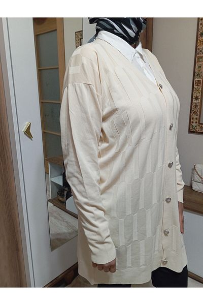 ASEZ BUTİK Thin Hijab Knitwear Jacket Vest