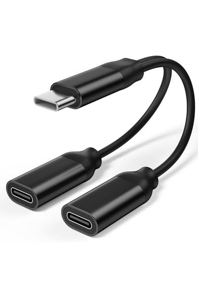Others USB C to Dual USB C Adapter by Red R