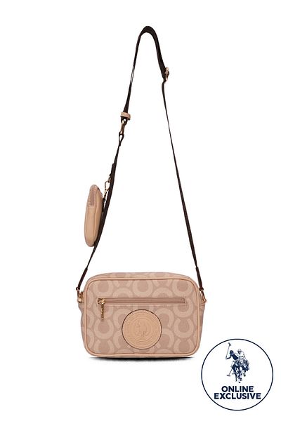 U.S. Polo Assn. Geantă de damă cu model bej Us8520