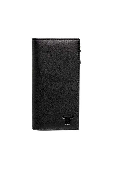 Toro Nero Women's wallet made of genuine leather, black Anne