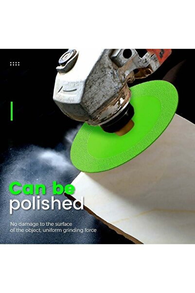 MNMYSTYLE Disc de tăiat sticlă ultra-subțire, diamantat, 10 cm, verde