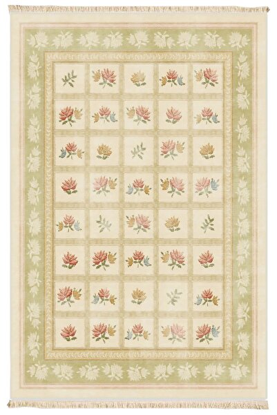 Markaev Çiçek Baskılı Dokuma Taban Halı 169 YNG