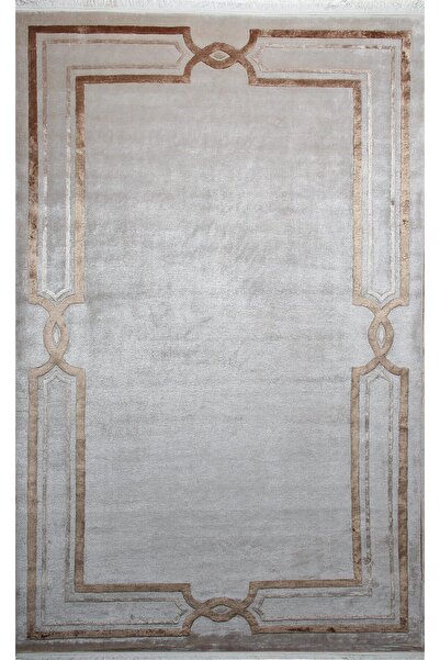 Eko Halı Sıena 3d Palace Xw L.beıge Gold Kabartmalı Işlemeli Yün Ve Viskon Il...