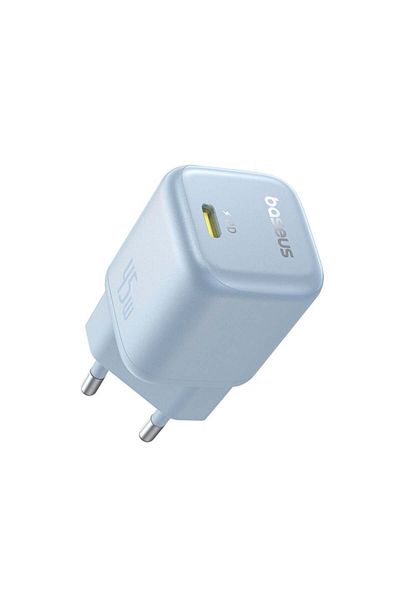 Baseus Încărcător, Baseus, GaN, încărcare rapidă, 45W, USB-C, PicoGo, albastru