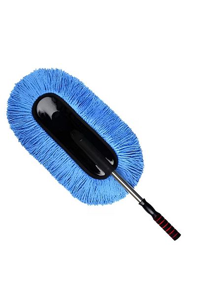 MACVI Pamatuf auto din microfibra Macvi® cu maner telescopic, antistatic, ideal de praf, plafon, caroserie