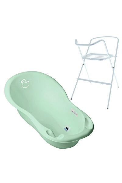 Tega Baby Set cadita 102 cm Duck Verde + Suport cadita metalic