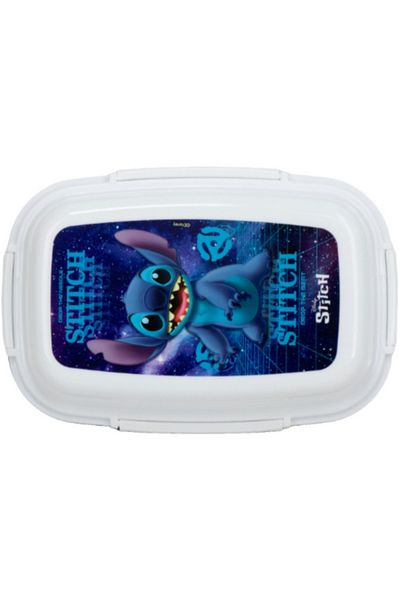 SUNCE Disney Stitch 4-Clip Closure Lunch Box