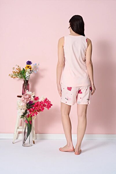 Over Sleep by Poleren Anti-Pilling Fabric Summer Suspender Women's Shorts Set