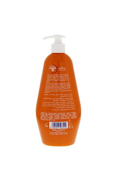 Creme 21 Body Lotion for Normal Skin 600 ml – Deep Moisture, Soft & Smooth Feel