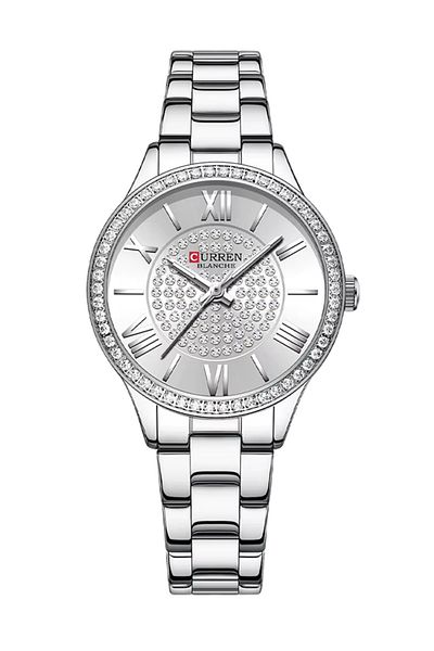 Curren 9084 Original Brand Stainless Steel Band Wrist Watch For Women With Box