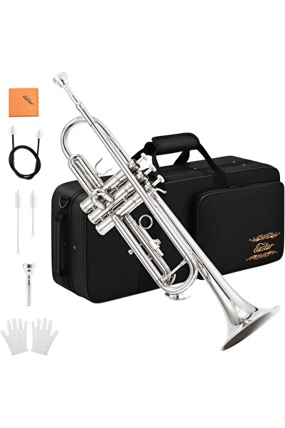 Eastar ETR-380N Standard Si Bemol Trompet (Silver)