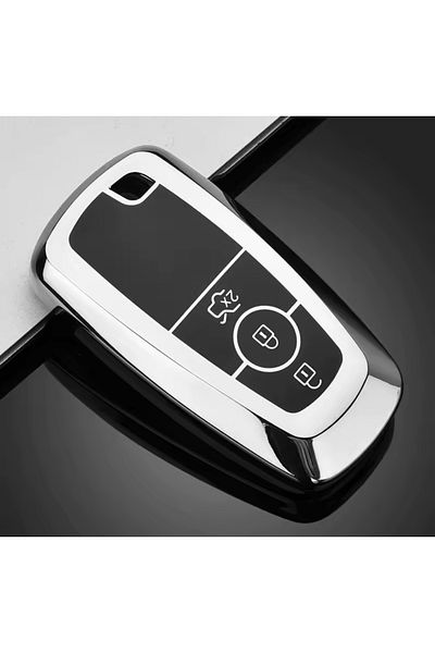 emii auto spare parts Ecosport Escort F-150 F-350 Fusion Mondeo Explorer Ranger Compatible Key Case Cover Bright Gray