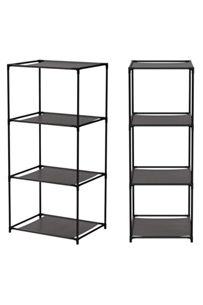 Kole وحدة رفوف تنظيمية خفيفة الوزن مكونة من 4 طبقات و3 أقسام، مقاس 13 × 38 بوصة