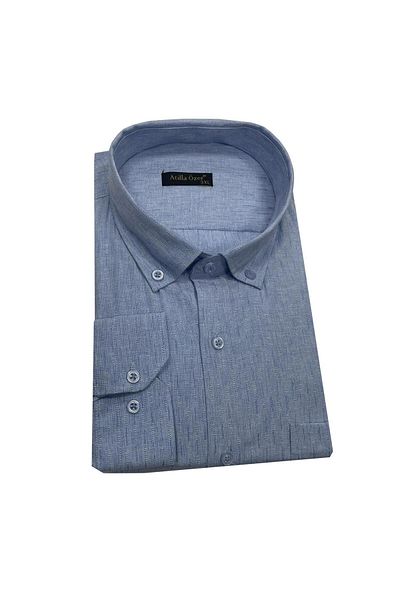 ATİLLA ÖZER Atilla Özer Plus Size Classic Ανδρικό πουκάμισο 7325