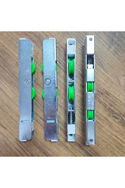BEŞER ALÜMİNYUM Pimapen PVC Pencere Yeşil Sürme Teker 4 lü Set