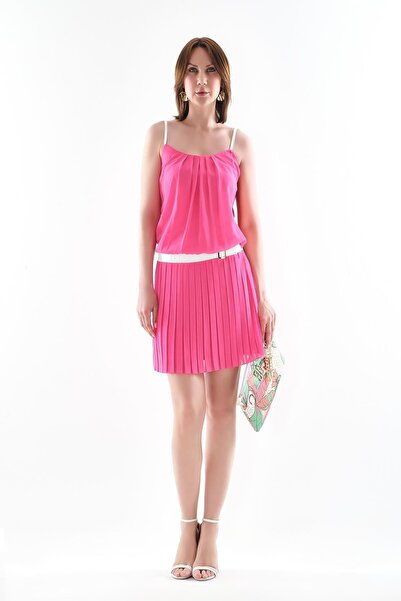 EXPLOSION İnce Askılı Ve Dökümlü Elbise