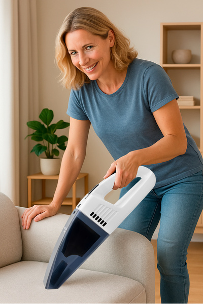 AWOX Vakumix Şarjlı Elektrikli El Süpürgesi Beyaz