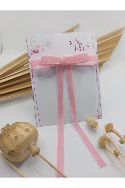 AsRa Accessories kadife kurdele klips toka