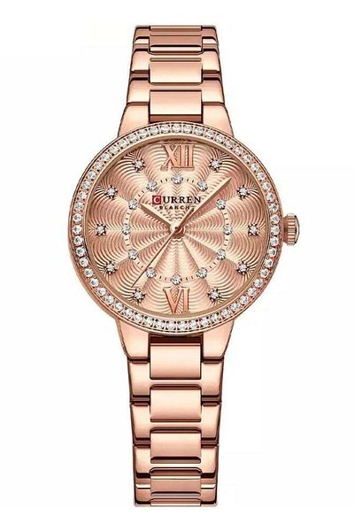 Curren 9085 New Watch for Women, Creative Stainless Steel Bracelet Watch