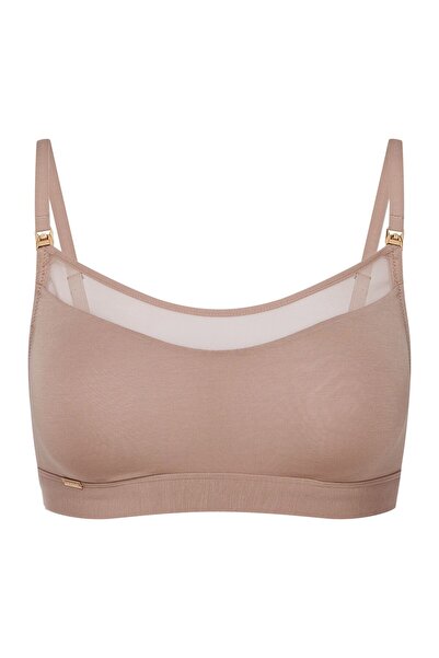 ESOTIQ Nursing Soft Bra with Mesh Modal & Elasthan Comfortable Maternity Bral...