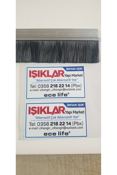 ece life Kapı Altı Alüminyum Fırça-süpürgelik-tozluk 100cm (ALINDAN MONTAJ)