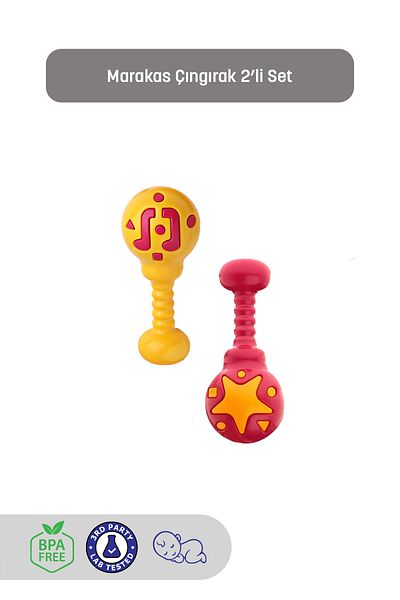 Kiki Maracas Rattle Set of 2