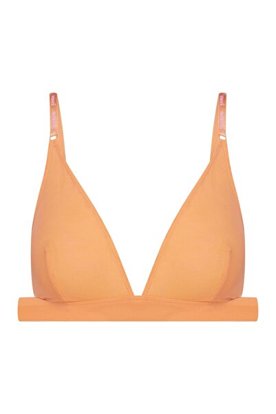 ESOTIQ BLOOVII Triangle Bra Wireless Mesh Basic Plain Comfortable Bralette Re...