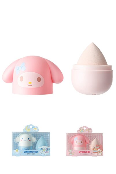 Miniso Sanrio Lisanslı Çantalı Makyaj Süngeri - Cinnamoroll - My Melody