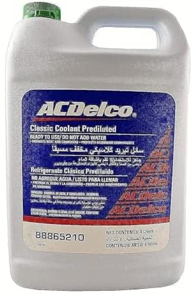 ACDELCO مادة مضافة فاخرة لنظام تبريد مجموعة المبرد - 4 لترات - مانع تجمد عالي التحمل